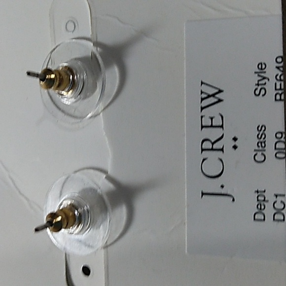 J. CREW RINESTONE  pierced earings - Picture 3 of 5